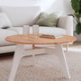 Voir la diapositive 1 : VIDAXL Dessus de table Ø80x1,5 cm rond bois massif de hetre