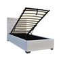 Voir la diapositive 2 : Habitat et Jardin Lit simple avec coffre  Tino  - 90 × 190 cm - Blanc