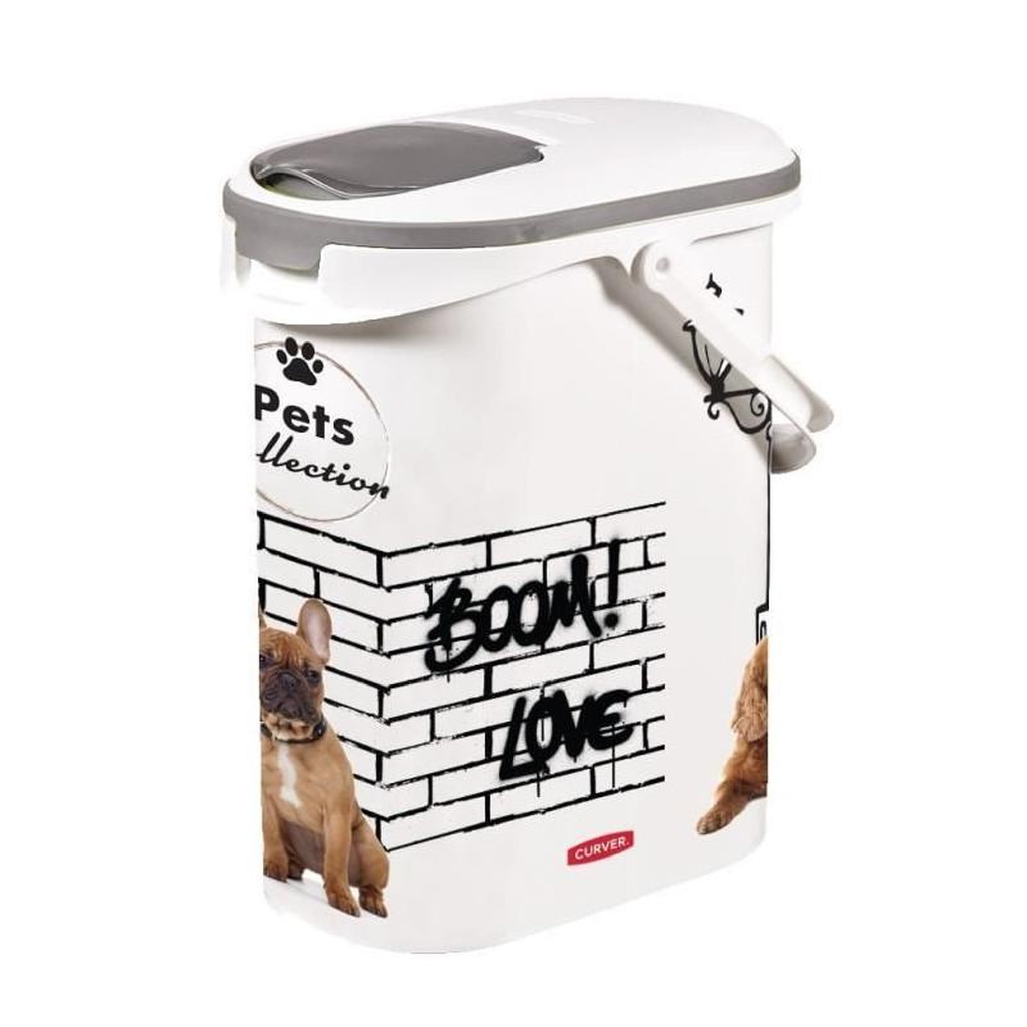 Voir la diapositive 2 : CURVER Conteneur a croquettes CURVER - 10L/4 kg - PETS COLLECTION - Pour chien