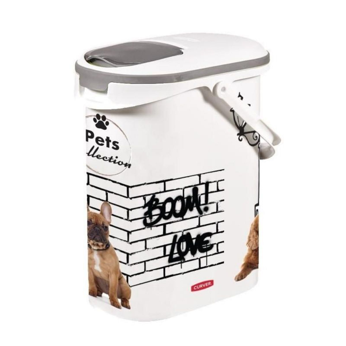 CURVER Conteneur a croquettes CURVER - 10L/4 kg - PETS COLLECTION - Pour chien