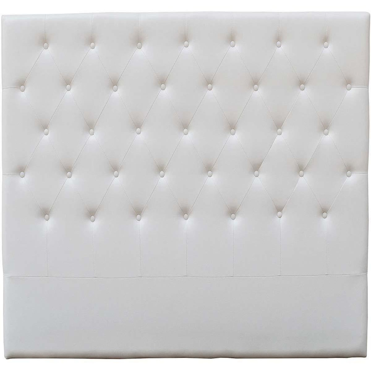 Habitat et Jardin Tête de lit capitonnée  Déco  - 169 cm - Blanc - En PVC