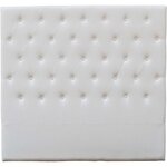 Habitat et Jardin Tête de lit capitonnée  Déco  - 169 cm - Blanc - En PVC