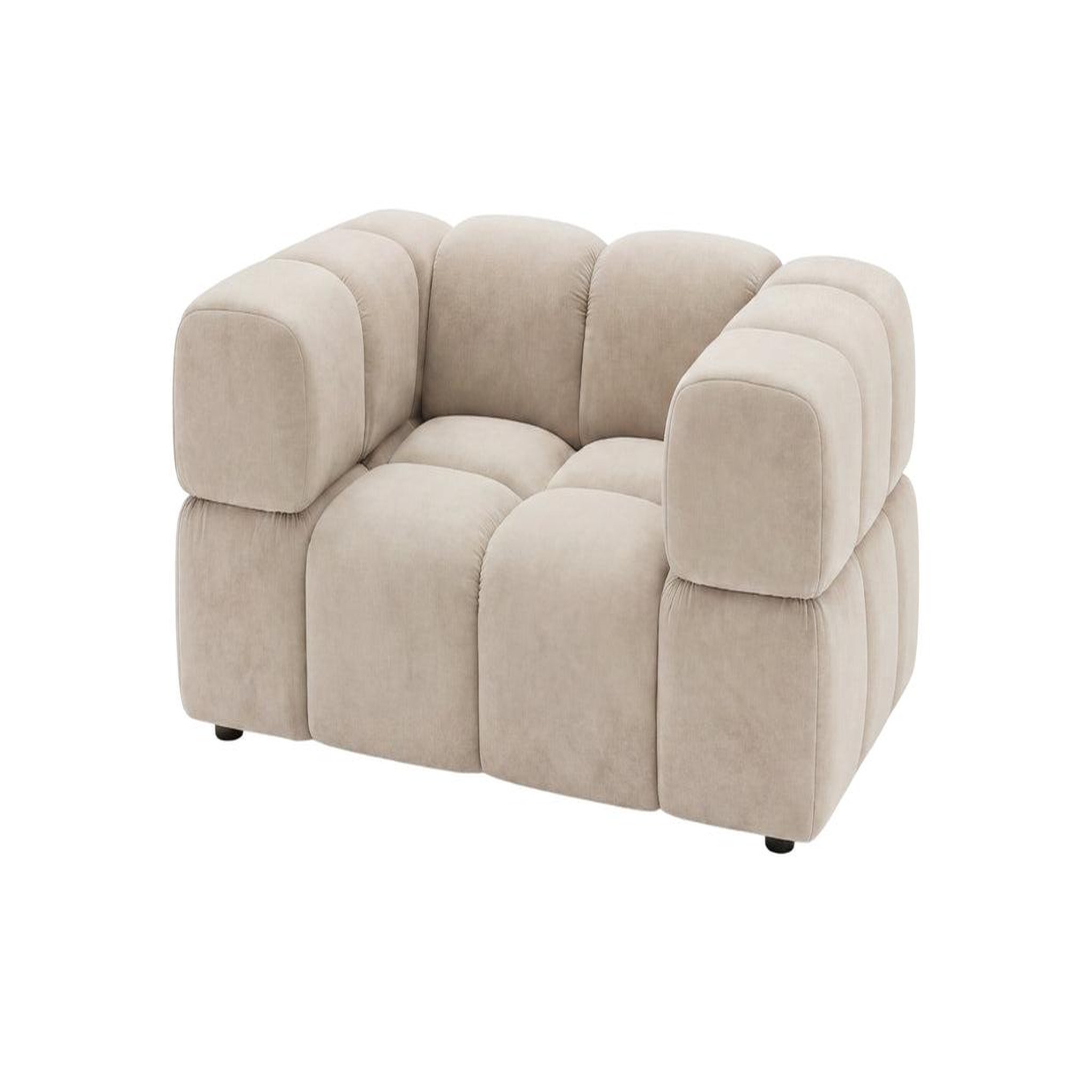 Voir la diapositive 6 : CASANOVA PARIS GUSTAVE - Fauteuil tissu velours