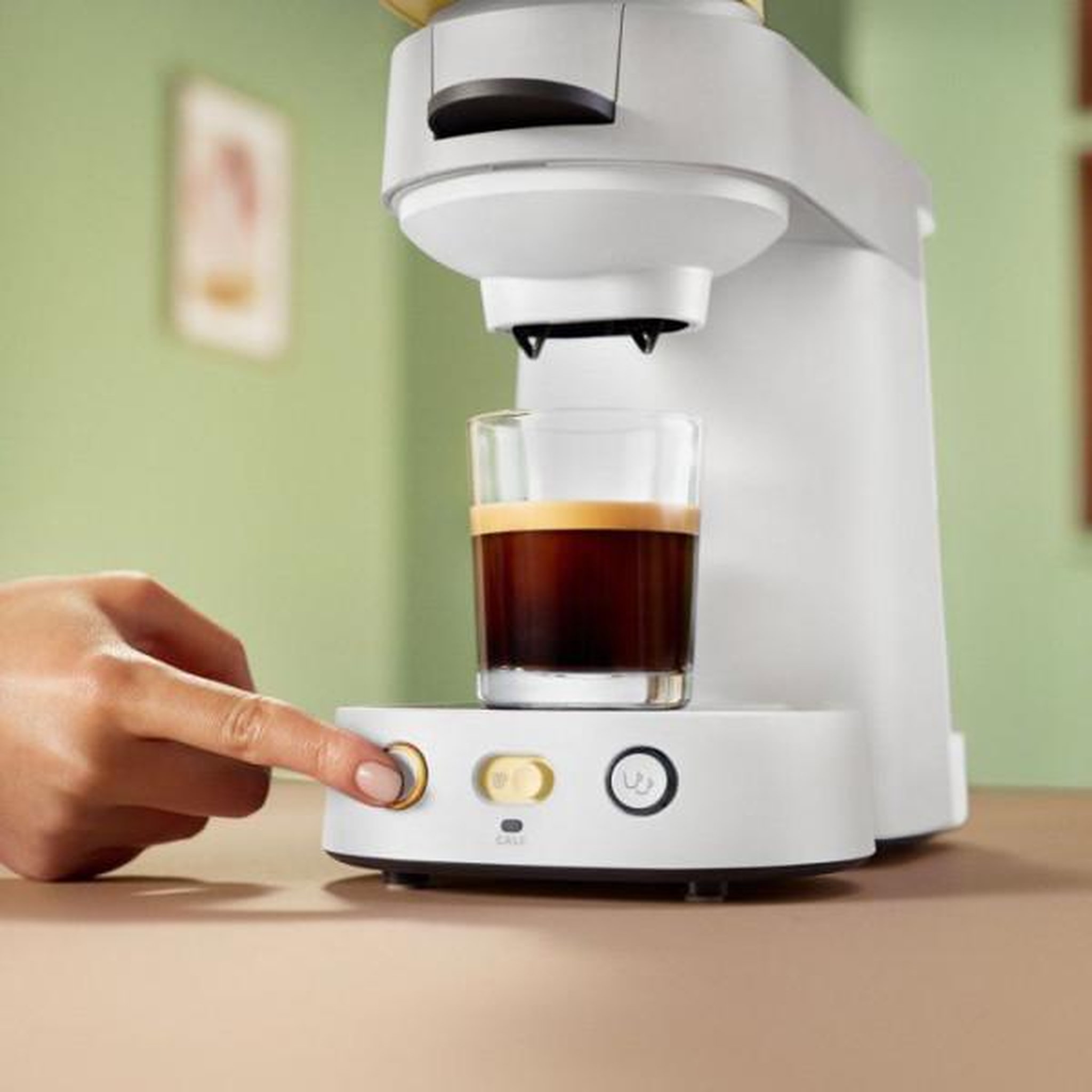 Voir la diapositive 6 : Philips Senseo CSA225/51 machine à café compacte Senseo Vibe blanc