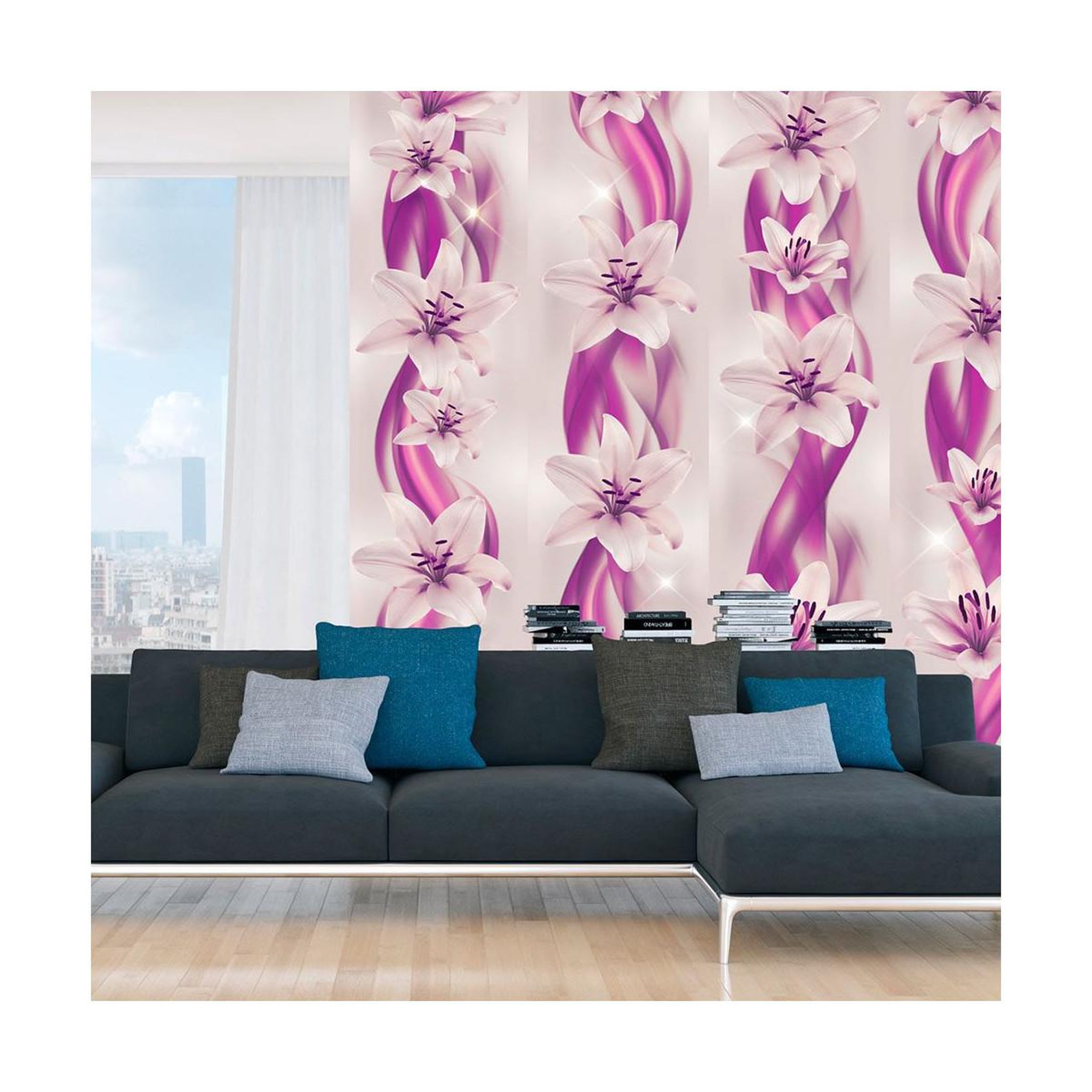 Paris Prix Papier peint  lilac stream  50x1000cm