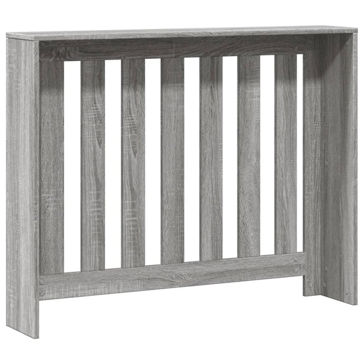 VIDAXL Cache-radiateur sonoma gris 104x20x82 cm bois d'ingenierie