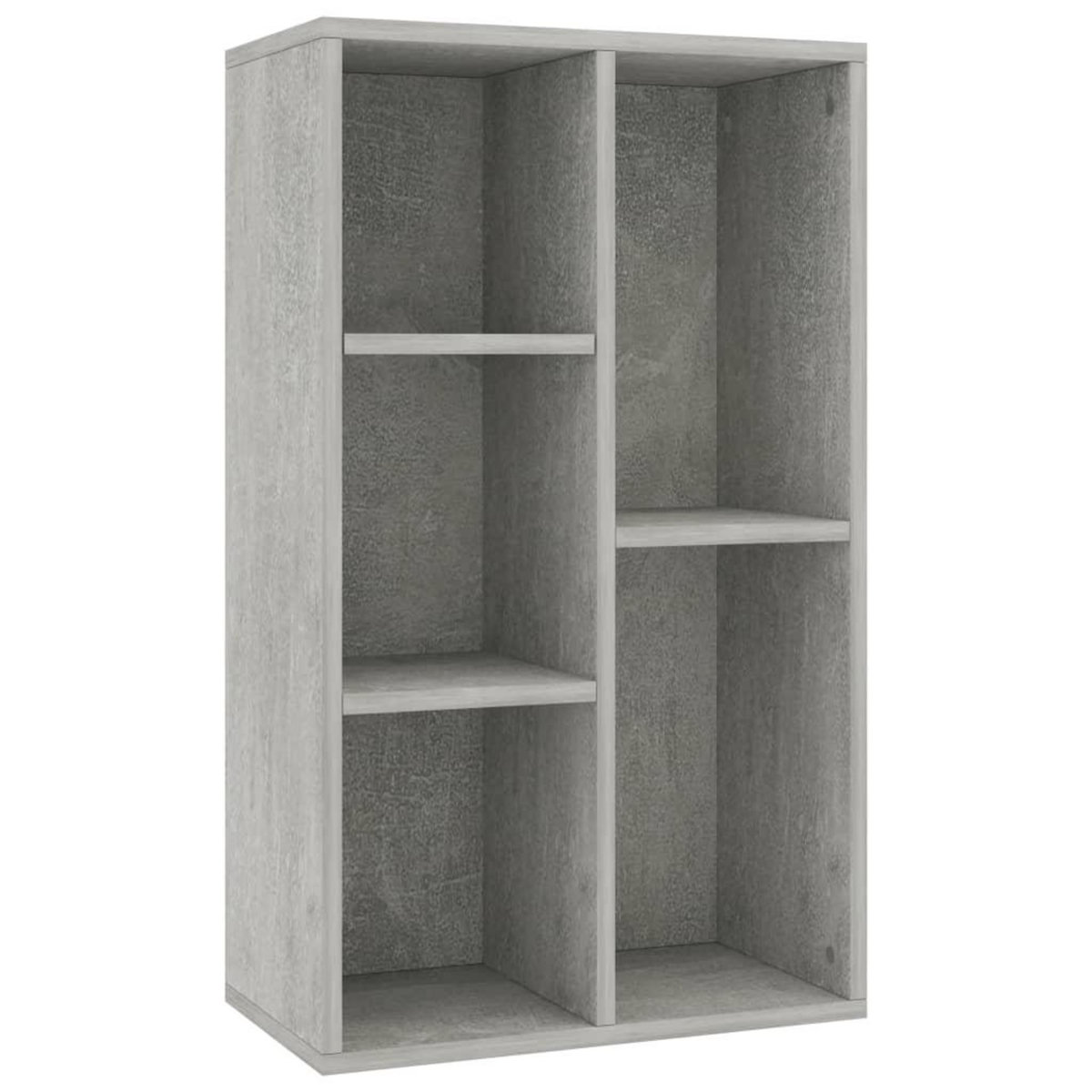 VIDAXL Bibliotheque/Buffet Gris beton 50x25x80 cm Bois d'ingenierie