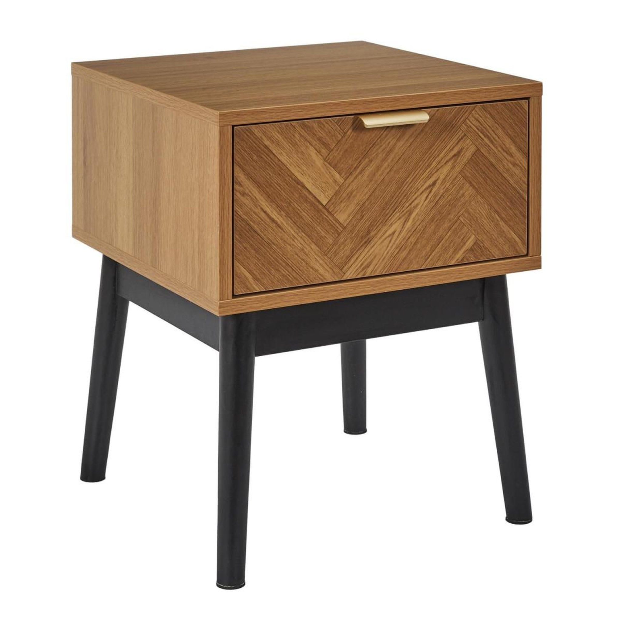 The Home Deco Factory Table de chevet design  felix  50cm marron