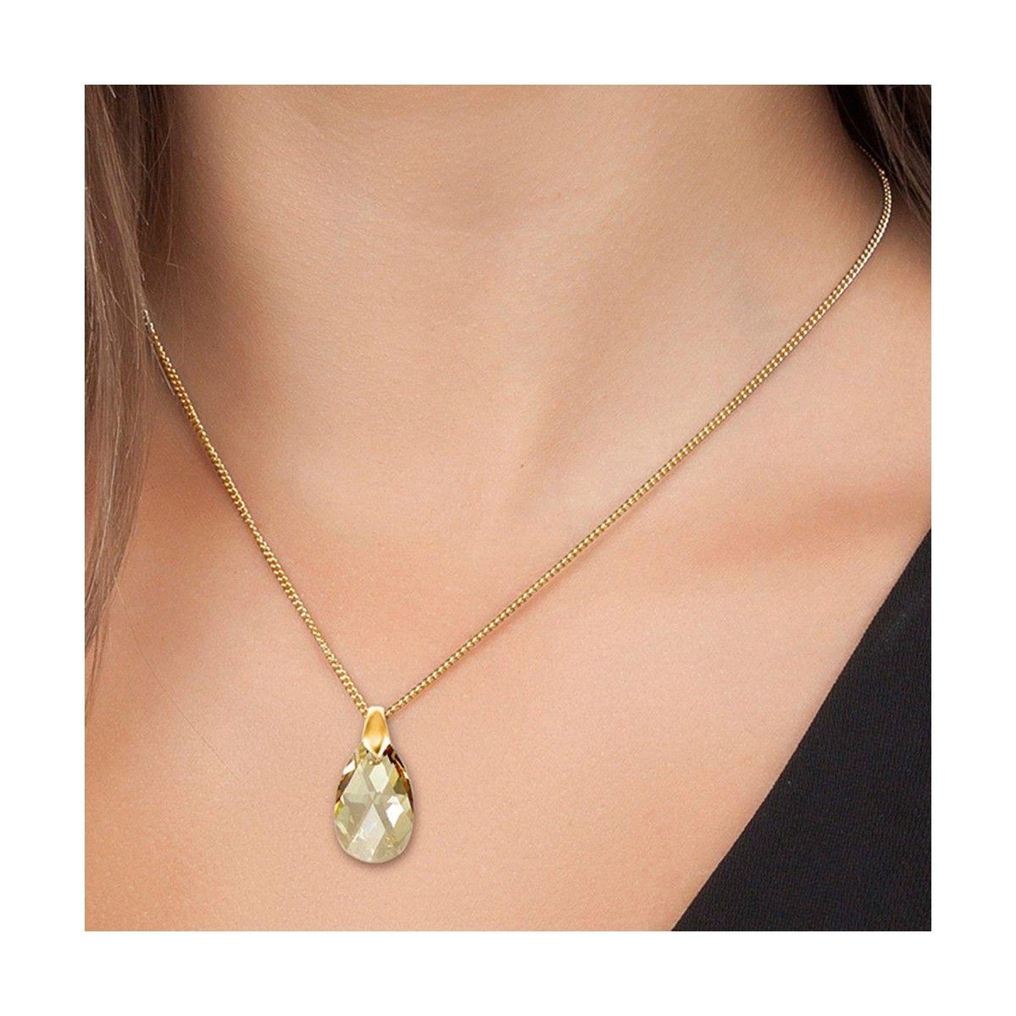 Voir la diapositive 2 : SC CRYSTAL Collier SC Crystal orné de Cristaux scintillants