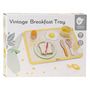 Voir la diapositive 2 : CLASSIC WORLD Classic World Wooden Vintage Breakfast Set with Tray, 13 pcs. 50575