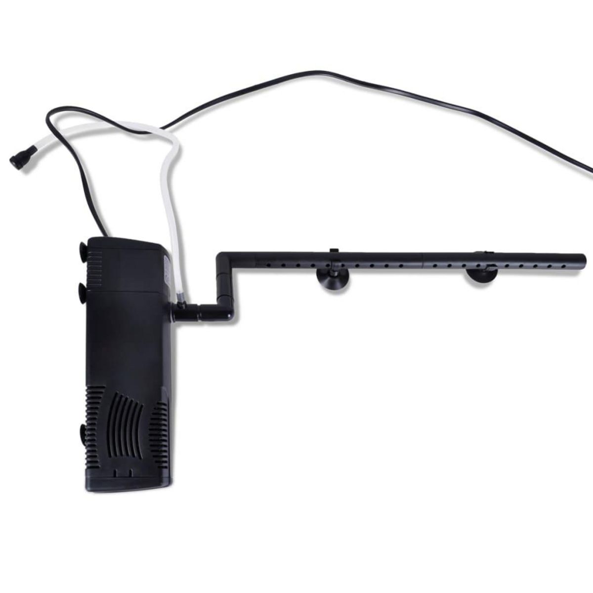 VIDAXL Pompe de filtration d'aquarium avec charbon actif 800 L/h