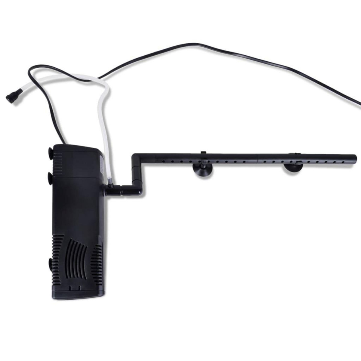 VIDAXL Pompe de filtration d'aquarium avec charbon actif 800 L/h