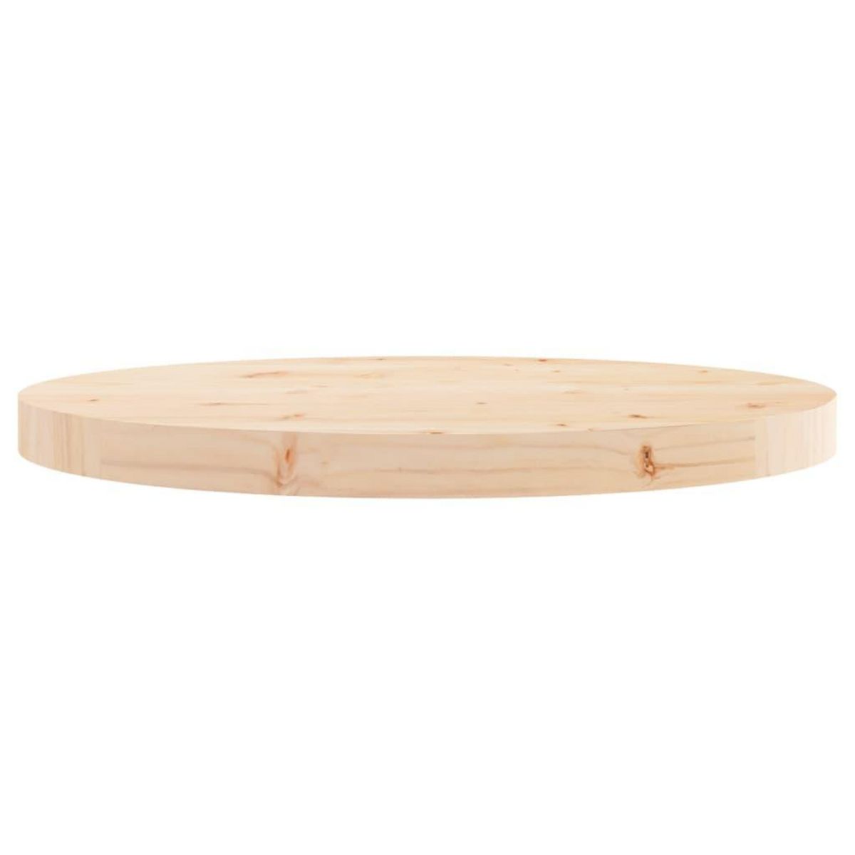VIDAXL Dessus de table rond Ø50x3 cm bois de pin massif