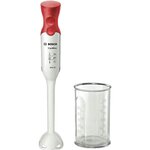 BOSCH Mixeur plongeant Bosch ErgoMixx MSM64010 - 450 Watt - blanc/rouge