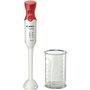 Voir la diapositive 1 : BOSCH Mixeur plongeant Bosch ErgoMixx MSM64010 - 450 Watt - blanc/rouge