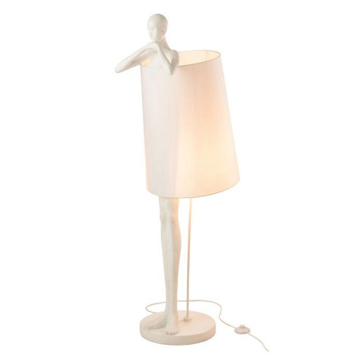 Paris Prix Lampadaire Design Homme  Kurtis  139cm Blanc