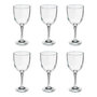 Voir la diapositive 1 : SECRET DE GOURMET Lot de 6 Verres à Eau  Clara  36cl Transparent