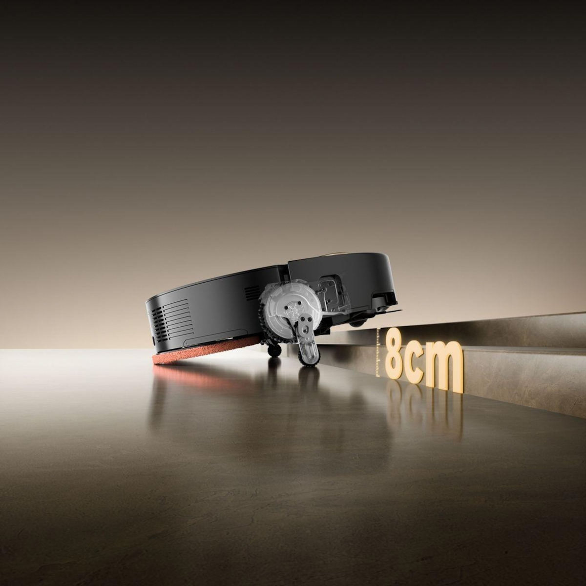 MOVA Robot Aspirateur Laveur Mobius 60 avec serpillères auto-interchangeables