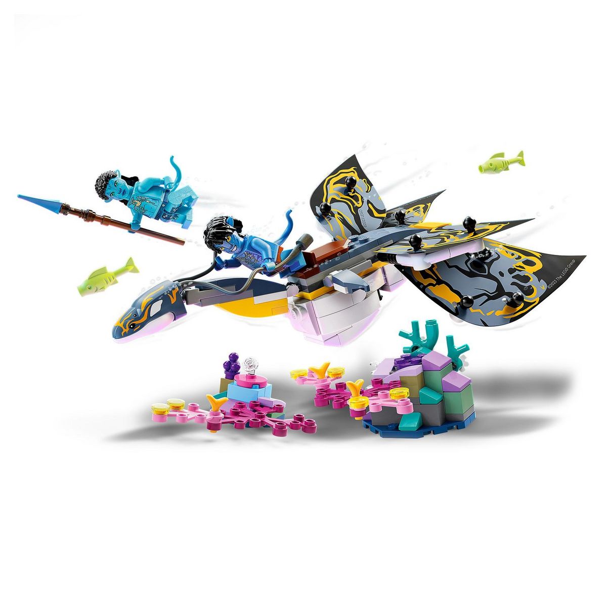 LEGO Avartar 75575 La découverte du l'Ilu, Jouet de Construction, La Voie de l'Eau, Figurine de Créature Sous-Marine