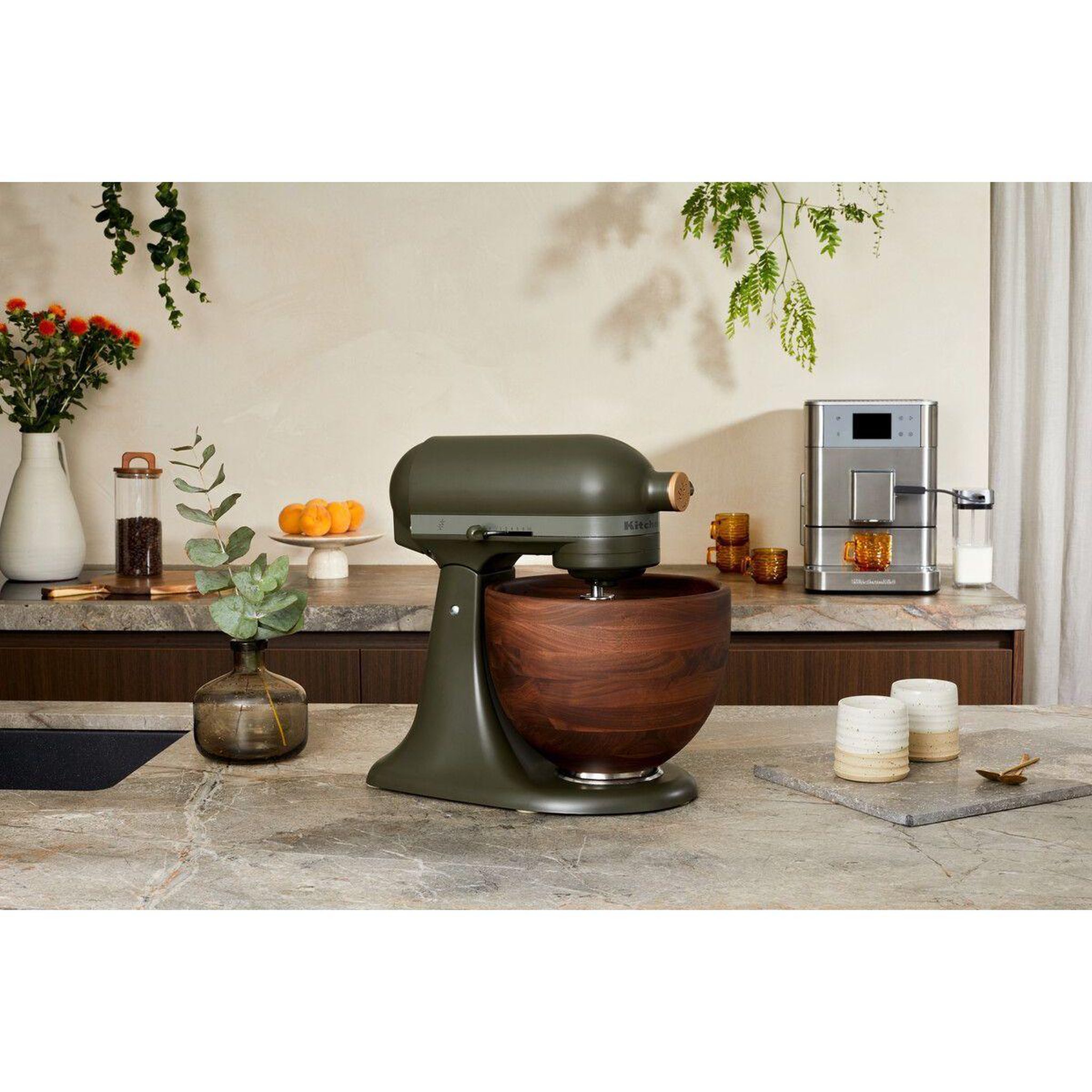 Voir la diapositive 4 : KitchenAid Robot pâtissier 5KSM180WSEEG Evergreen