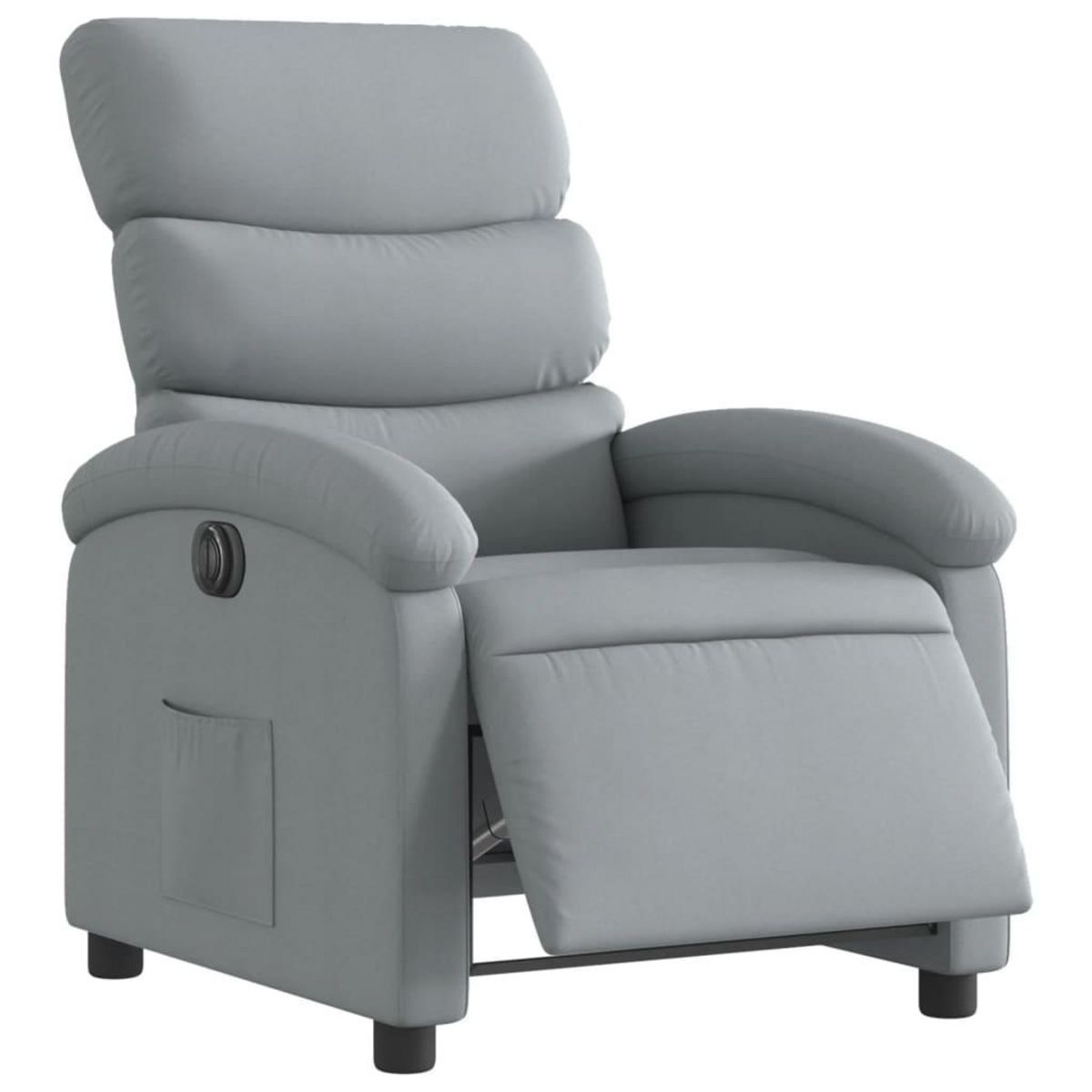 VIDAXL Fauteuil inclinable electrique Gris clair Tissu