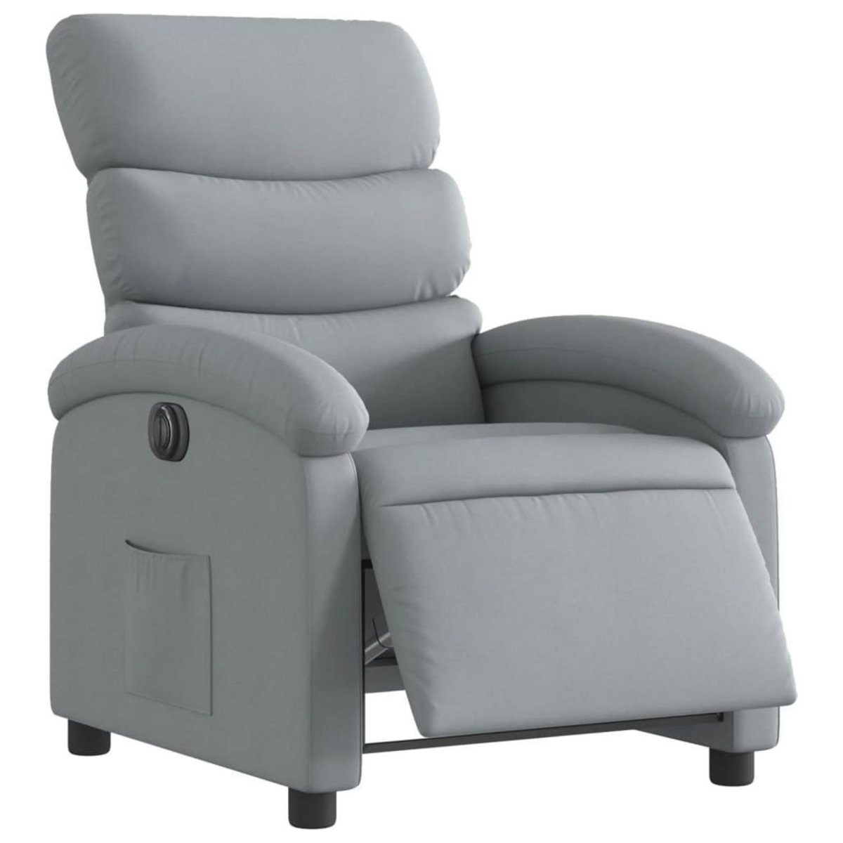 VIDAXL Fauteuil inclinable electrique Gris clair Tissu