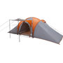 Voir la diapositive 4 : VIDAXL Tente familiale a dome 6 personnes gris et orange impermeable