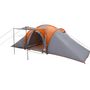 Voir la diapositive 4 : VIDAXL Tente familiale a dome 6 personnes gris et orange impermeable