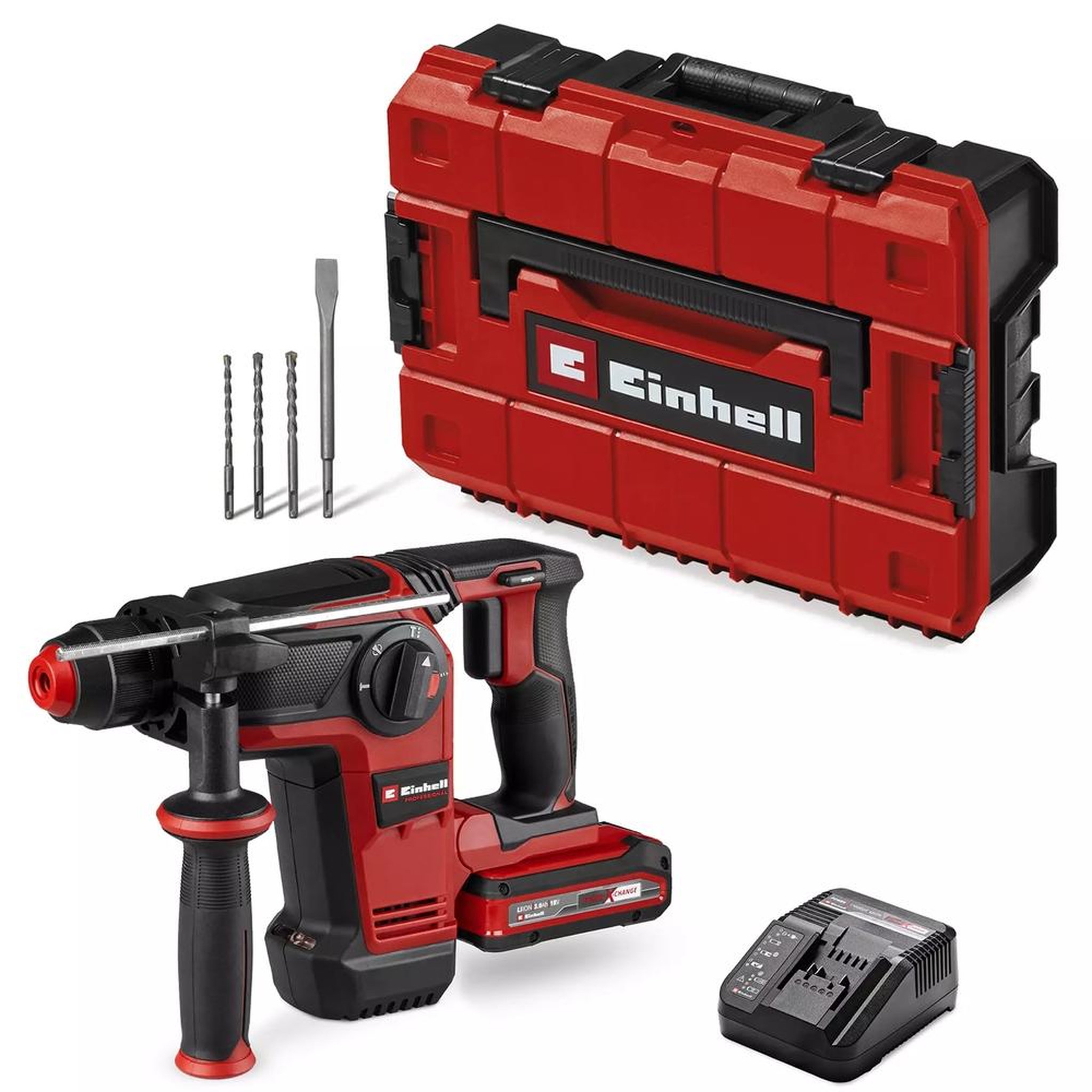 Einhell Perforateur sans fil TP-HD 18/28 Li BL (1x3,0 Ah) - 18V - brushless - 2,8J - mandrin SDS-Plus