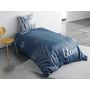 Voir la diapositive 3 : Les Ateliers du Linge Parure Housse De Couette 2pcs 140x200cm 100%coton 47fils Nuit Bleue