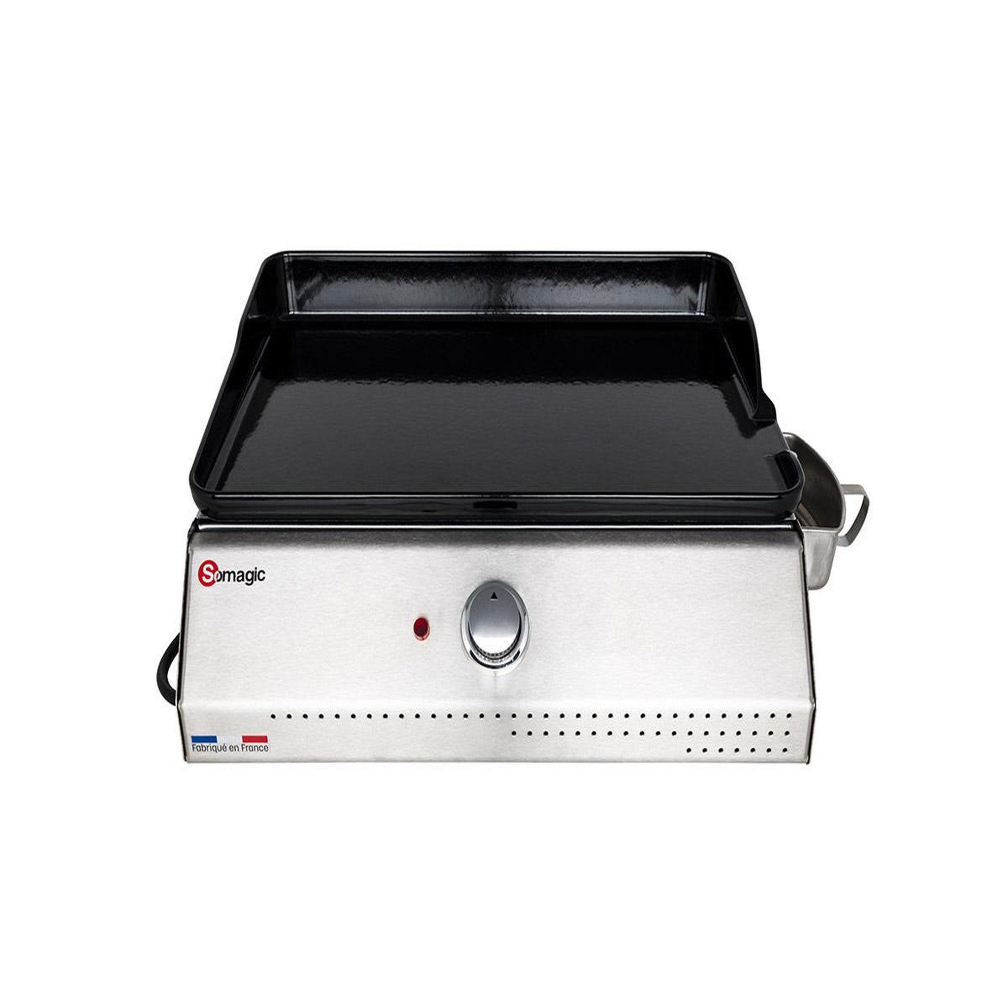 Voir la diapositive 1 : SOMAGIC Plancha électrique Telia avec cuve en inox 1 brûleur - Somagic