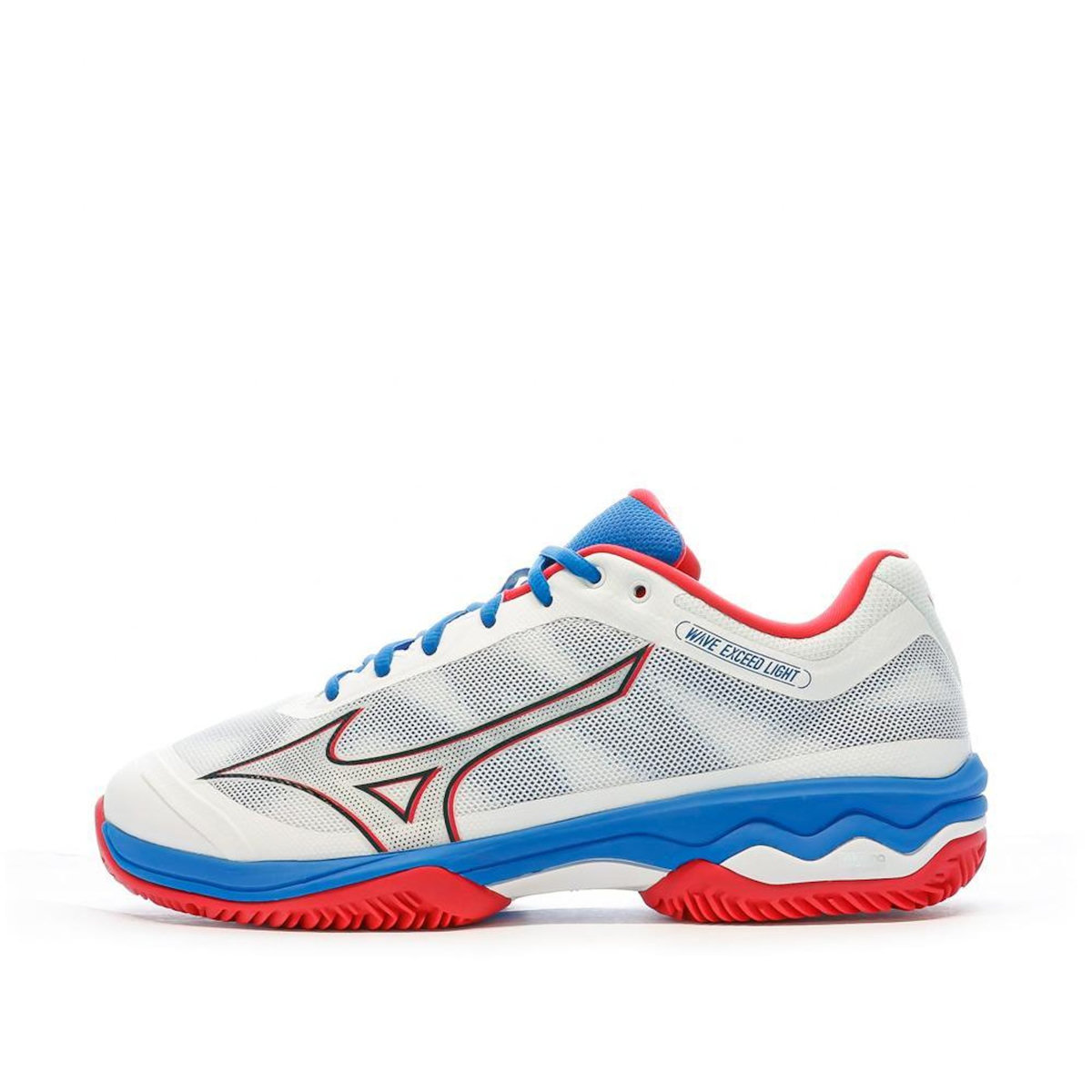 Mizuno Chaussures de Padel Blanc/Rouge Homme Mizuno Wave Exceed Light