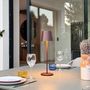 Voir la diapositive 6 : Lumisky 6 lampes LED avec plateau de chargement KELLY Marron Metal H38CM