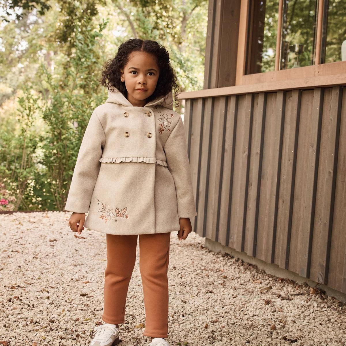 Petit Béguin Legging enfant en molleton ultra chaud Chincha