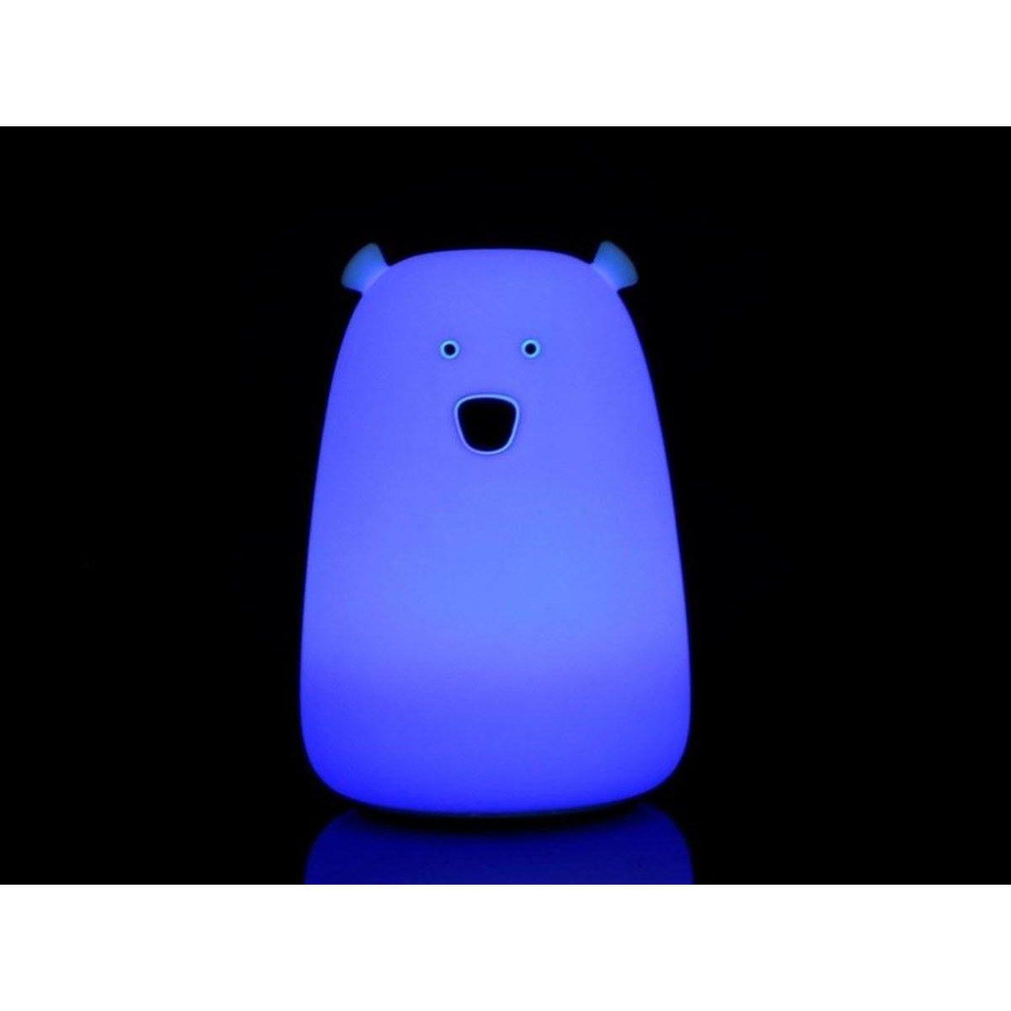 Voir la diapositive 5 : ELIS DESIGN Lampe Ourson en silicone avec télécommande