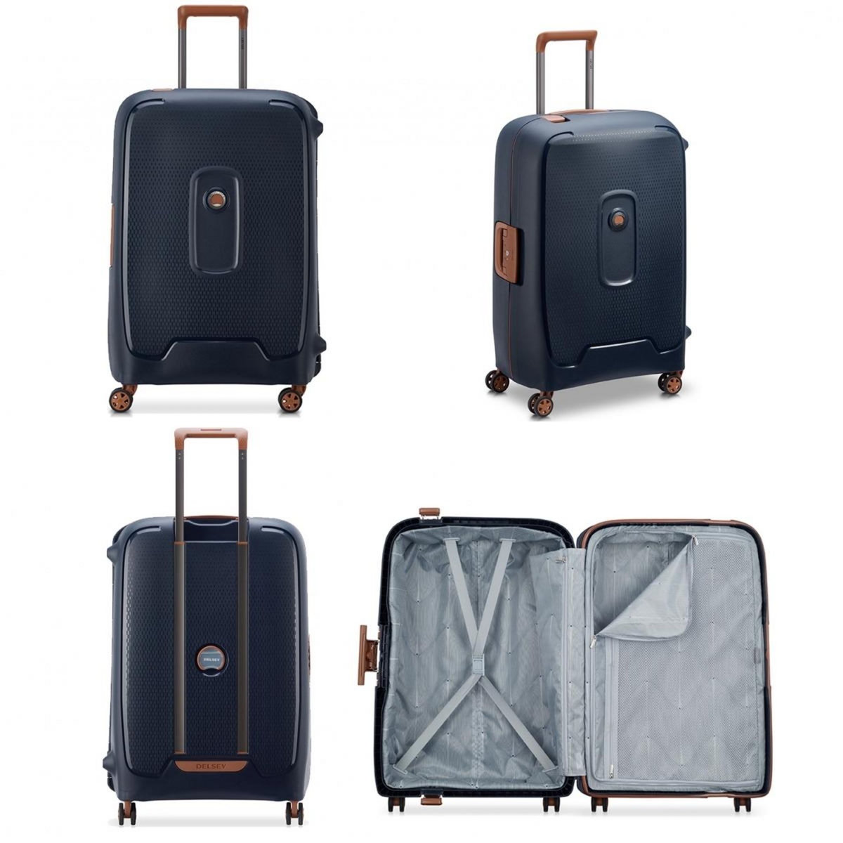 Delsey Valise rigide Moncey 69cm TSA Polypropylène