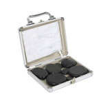 Paris Prix Mallette pour Massage  8 Pierres Chaudes  21cm Noir