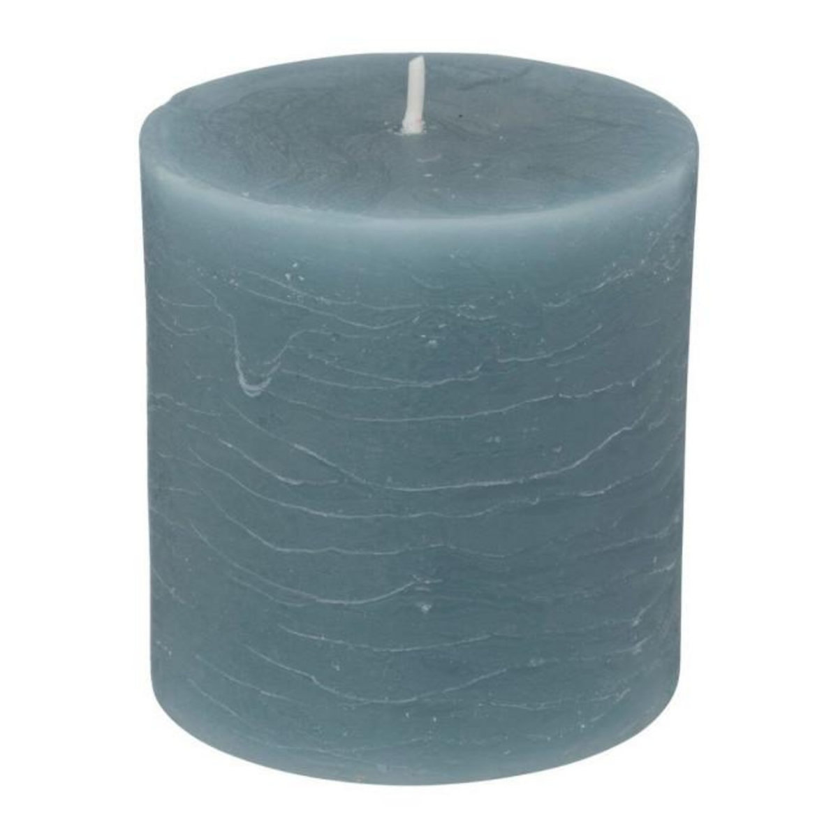 ATMOSPHERA Bougie Ronde  Rustic  7cm Bleu Orage