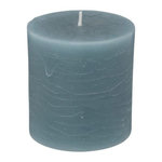 ATMOSPHERA Bougie Ronde  Rustic  7cm Bleu Orage