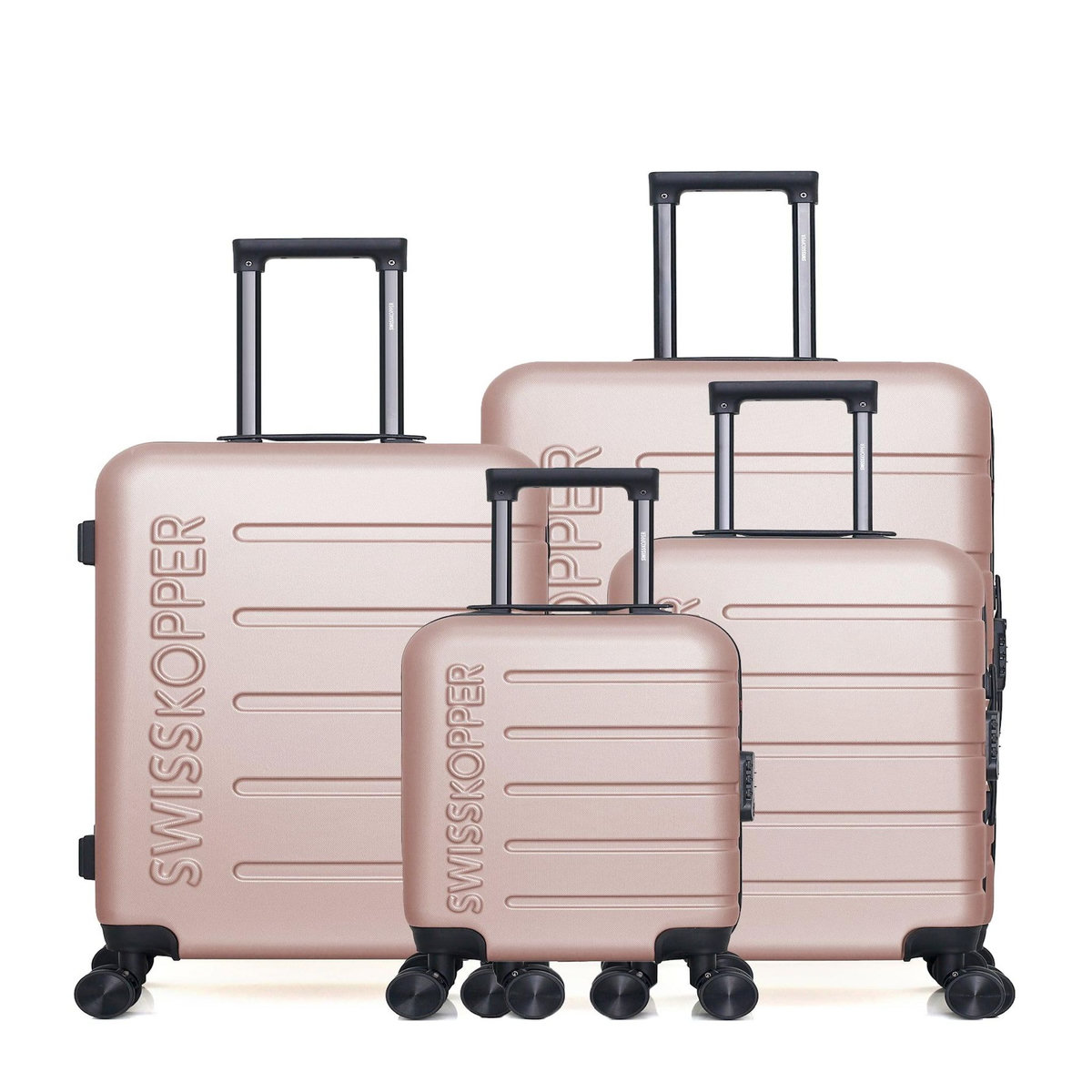 SWISS KOPPER SWISS KOPPER  -  Lot de 4  -  Valise grand format, valise weekend, valise cabine, valise cabine XXS AIGLE