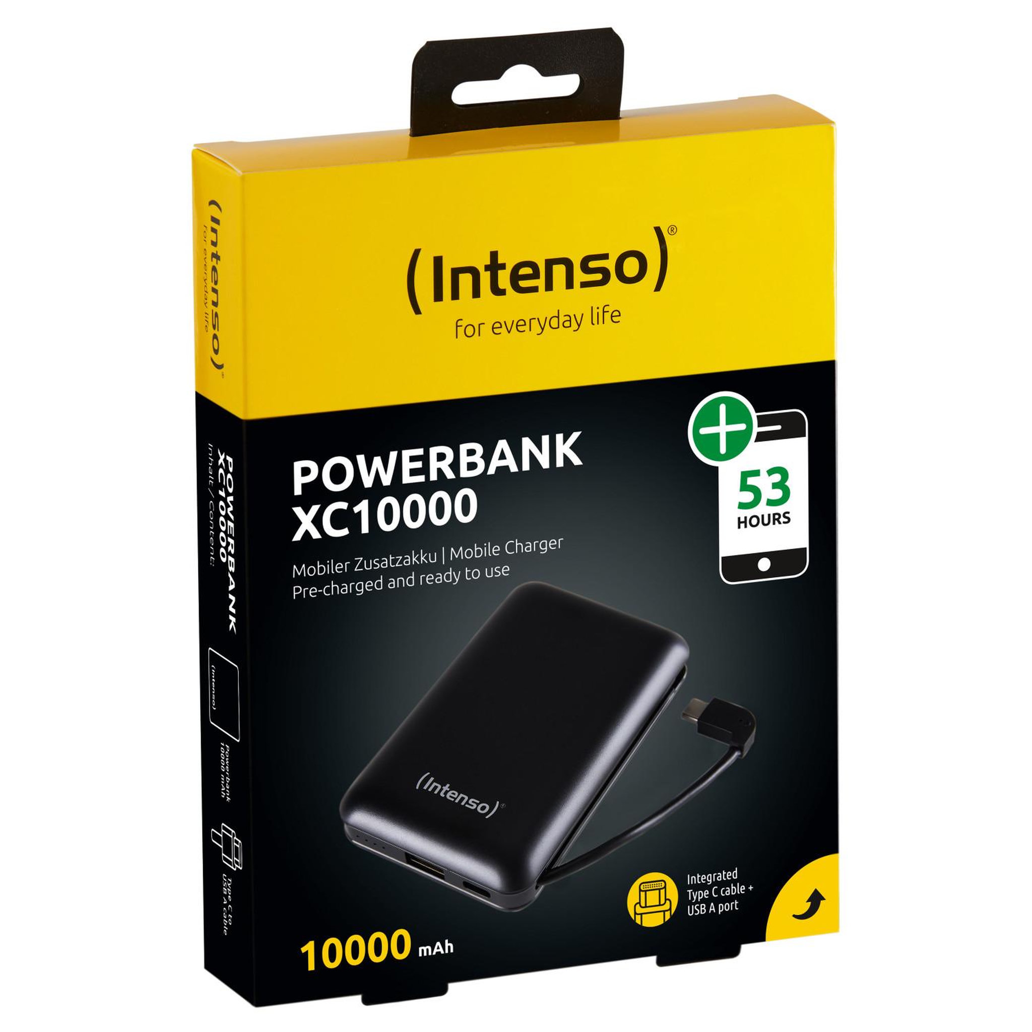 Voir la diapositive 3 : Intenso Intenso 7314530 banque d'alimentation électrique Lithium Polymère (LiPo) 10000 mAh Noir