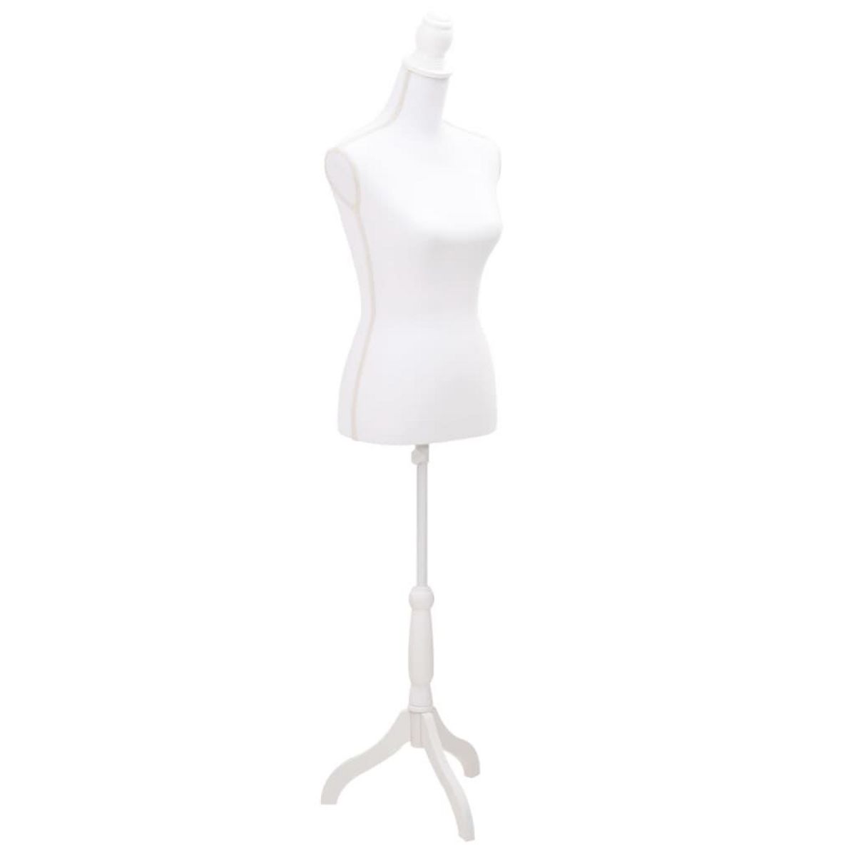 VIDAXL Buste de presentation Femme Blanc