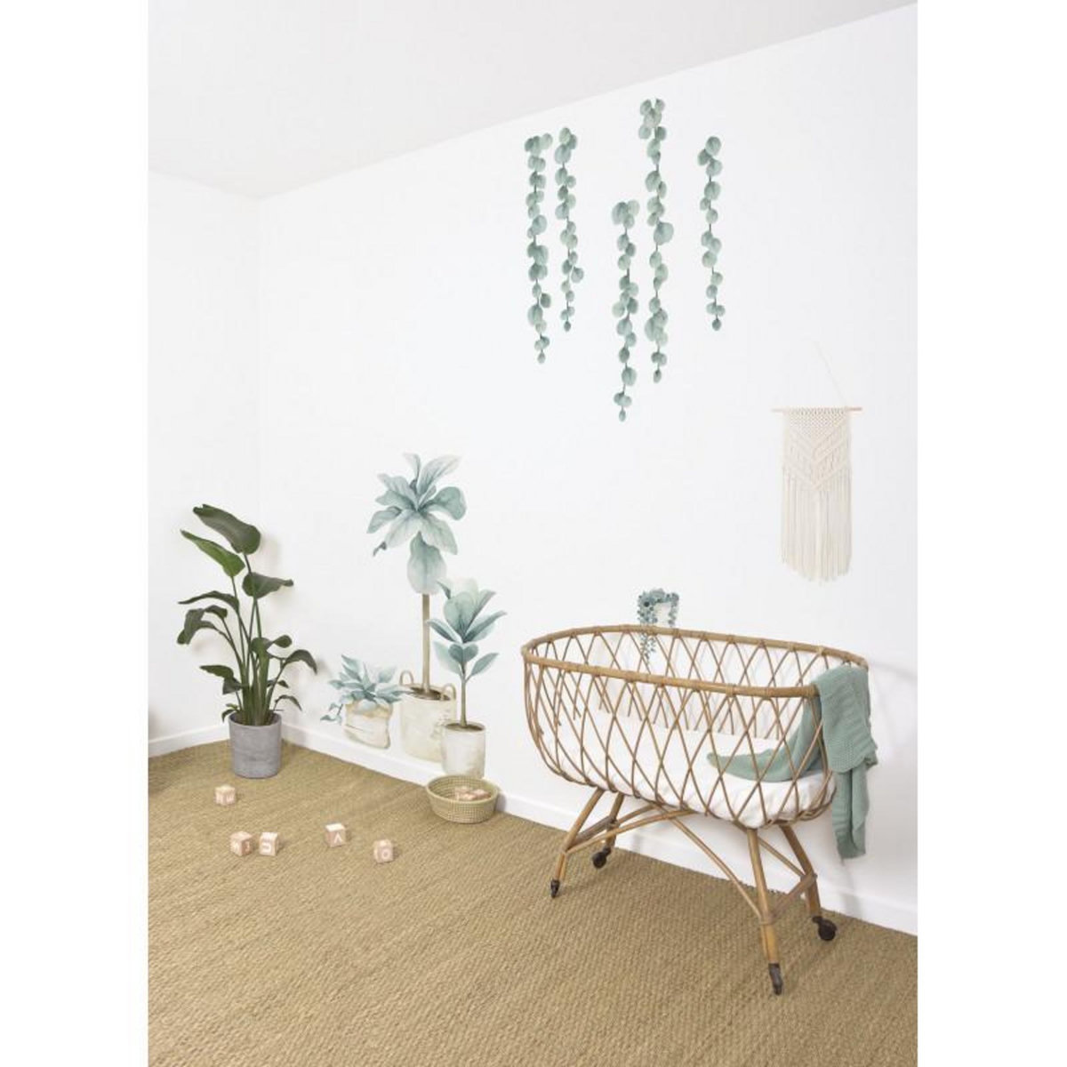 Lilipinso Sticker Lilipinso feuillages tombants 43.5 x 75 cm