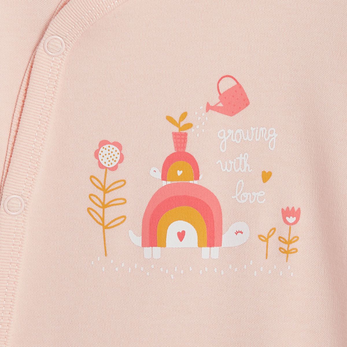 INEXTENSO Dors bien de naissance fleurs bébé fille