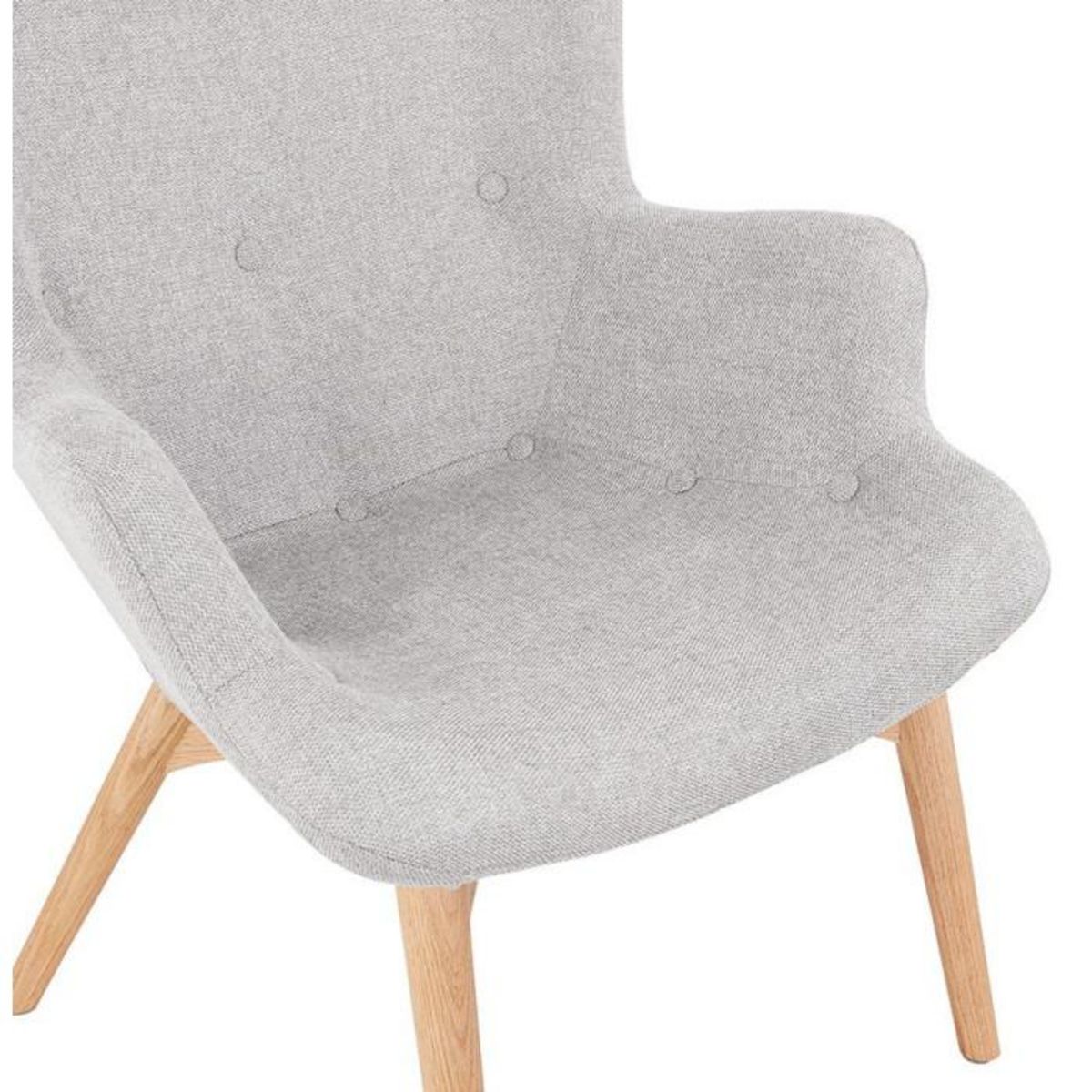 Paris Prix Fauteuil Design Scandinave  Ticao  93cm Gris