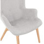 Voir la diapositive 6 : Paris Prix Fauteuil Design Scandinave  Ticao  93cm Gris