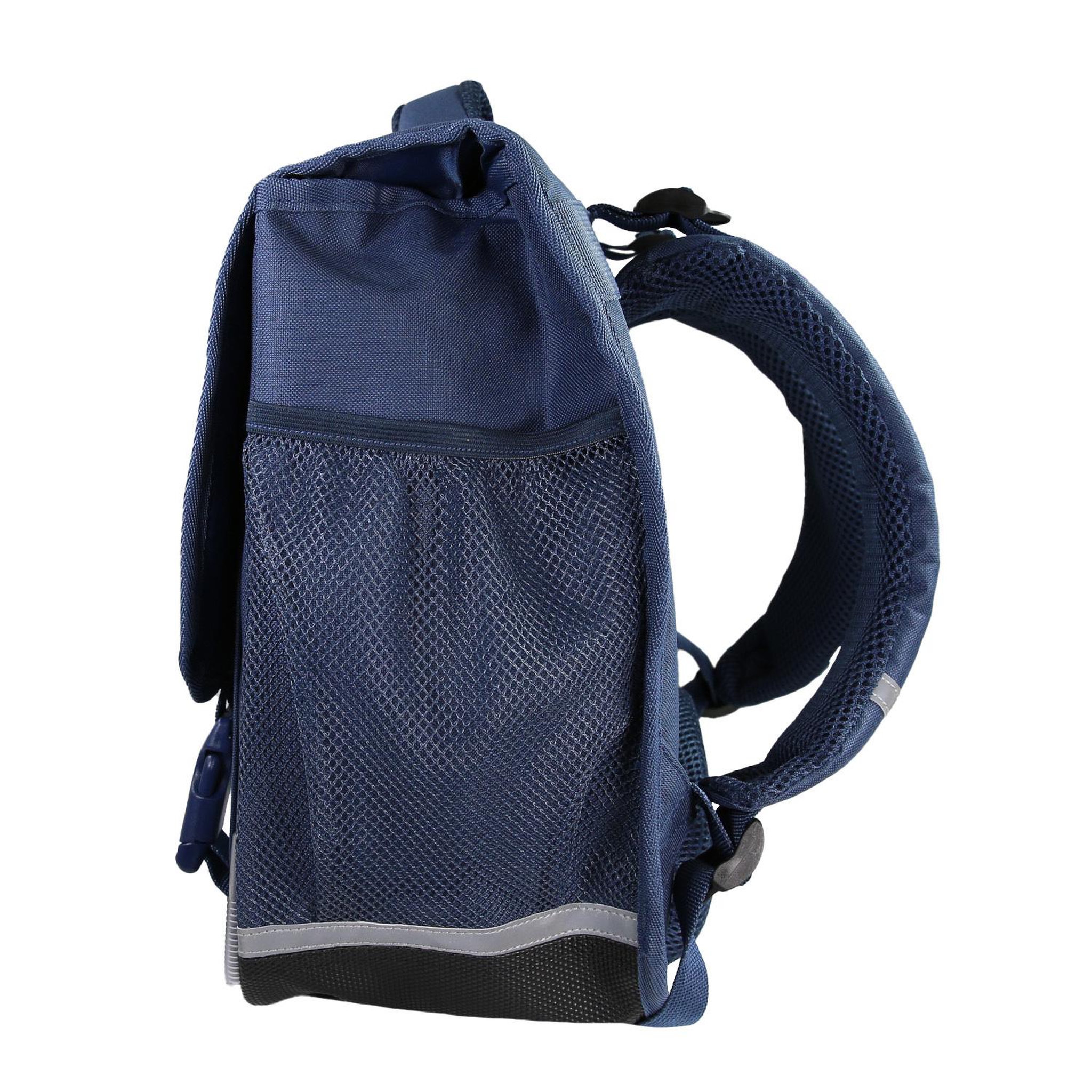 Voir la diapositive 3 : Bagtrotter Cartable Scolaire Primaire 38cm Phileas - Papillon Bleu Marine  2 Compartiments - Bagtrotter