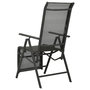Voir la diapositive 5 : VIDAXL Chaises inclinables de jardin lot de 2 Textilene et aluminium