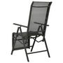 Voir la diapositive 5 : VIDAXL Chaises inclinables de jardin lot de 2 Textilene et aluminium