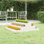 VIDAXL Jardiniere Blanc 80x80x27 cm Bois massif de pin